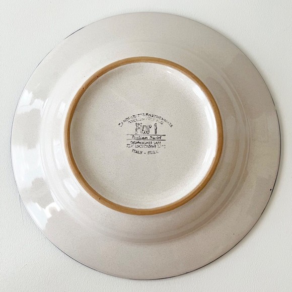 Pier 1 ITALIAN SWIRL Hand Painted Earthenware Colorful Soup Salad Pasta Bowl - Picture 4 of 11